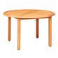 Grenada Round Eucalyptus Wood Outdoor Dining Table image number 0