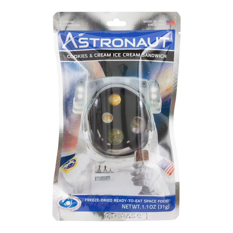 Astronaut Cookies And Cream Freeze Dried Ice Cream Bar image number 1