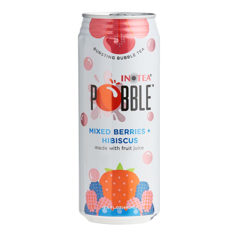 Inotea Pobble Mixed Berries And Hibiscus Bubble Tea Drink image number 1