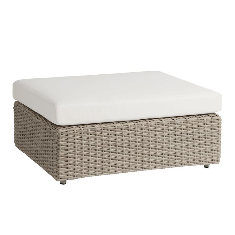 Santiago Gray Wicker Modular Outdoor Sectional Collection image number 4