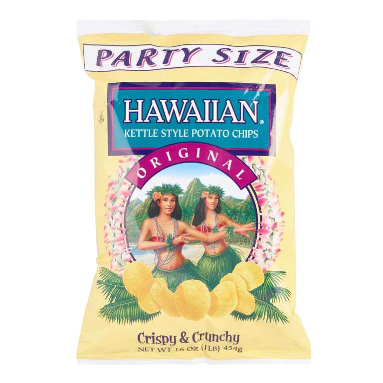 Hawaiian Original Kettle Style Potato Chips Party Size image number 1