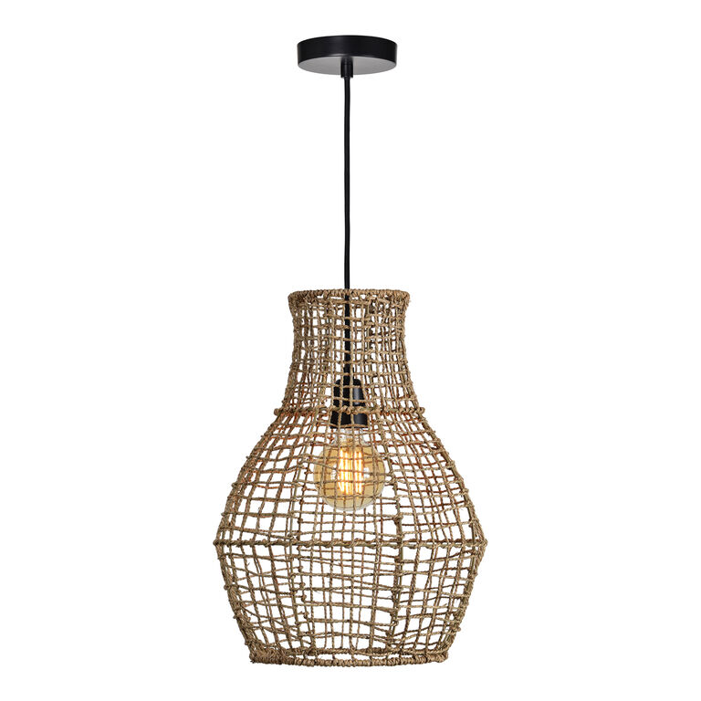 Hanni Seagrass Open Weave Pendant Lamp image number 4
