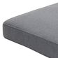 Alicante II Gray Outdoor Ottoman Cushion image number 2