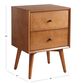 Acorn Wood Brewton Nightstand with Drawers image number 3