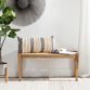Astrud Wood and Rattan Cane Bench image number 3