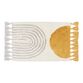 Ivory, Gray and Mustard Arch Tufted Bath Mat image number 0