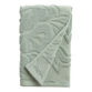 Colette Aqua Sculpted Floral Hand Towel image number 0