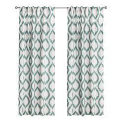 Parker Ikat Sleeve Top Curtains Set Of 2