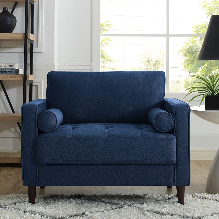 Brant Oversized Tufted Upholstered Chair image number 2