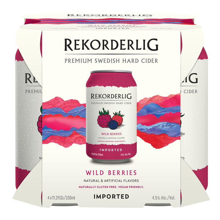 Rekorderlig Wildberry Hard Cider 4 Pack image number 1