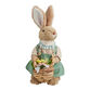 Natural Fiber Garden Rabbit With Basket Decor image number 1