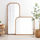 Talia Wood Arched Mirror Collection image number 0