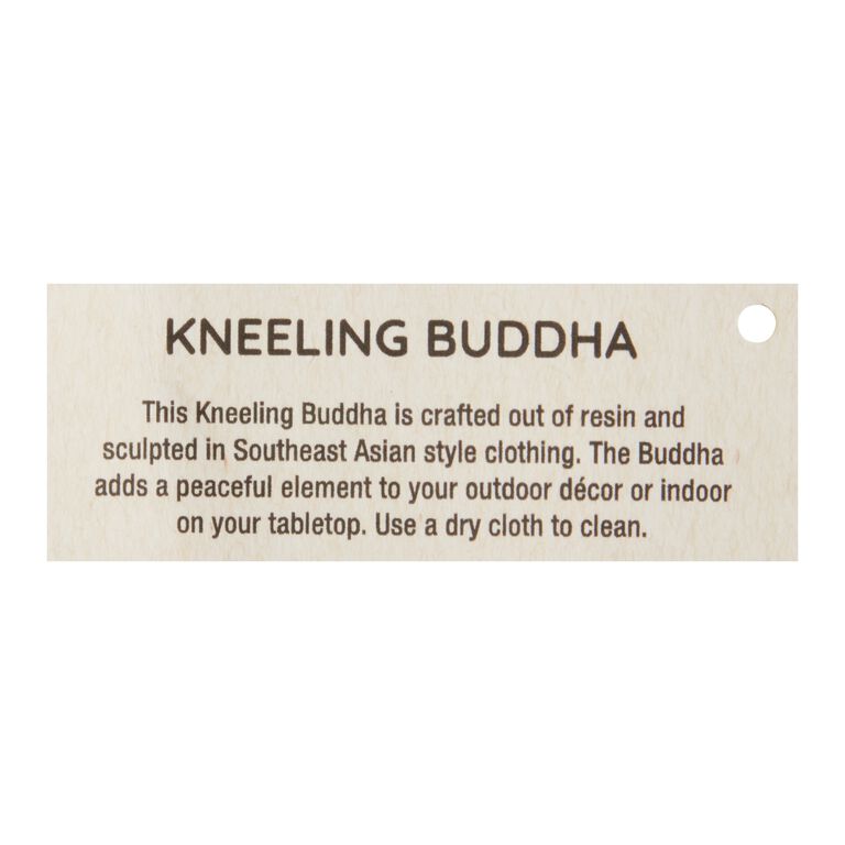 CRAFT Kneeling Buddha Decor image number 2