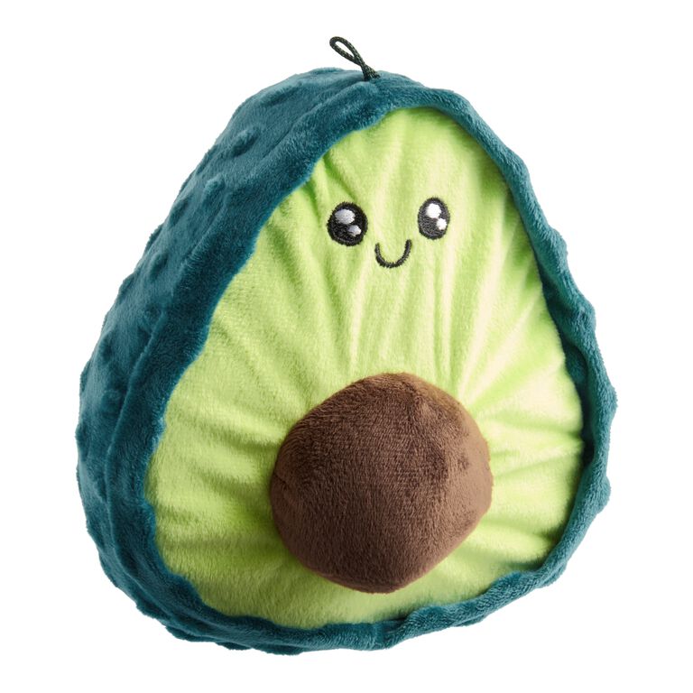 Bow Wow Plush Avocado Squeaky Dog Toy image number 1