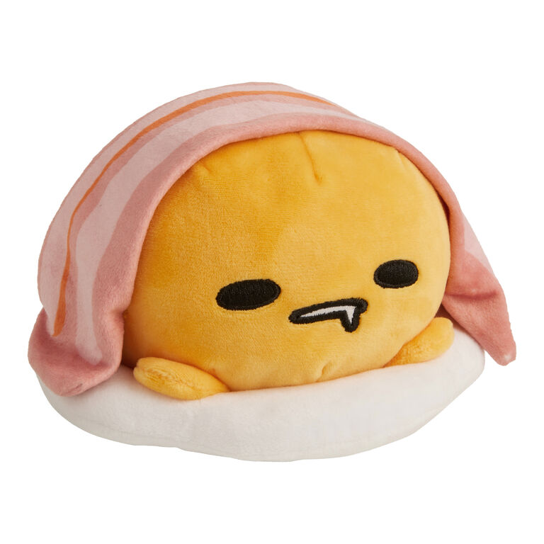 Sanrio Gudetama Reversible Plush Stuffed Toy image number 1