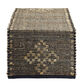 Black And Tan Seagrass Woven Diamond Table Runner image number 0
