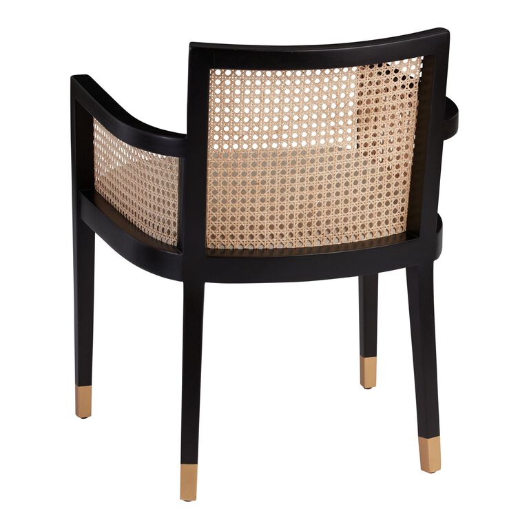 Fynn Wood And Cane Back Dining Armchair image number 4