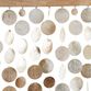 Champagne Capiz Shell And Natural Wood Wall Hanging image number 2