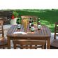 Oreton Square Eucalyptus Wood Outdoor Pub Dining Table image number 4