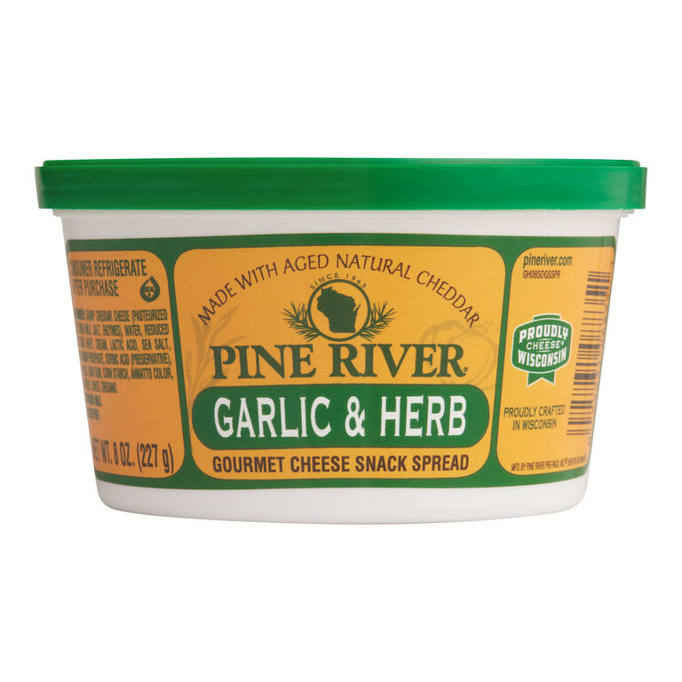 Pine River Garlic and Herb Cheese Spread Tub image number 1