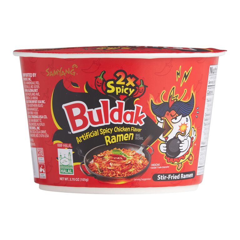 Samyang Buldak 2x Hot Chicken Ramen Noodle Bowl Set of 2 image number 1