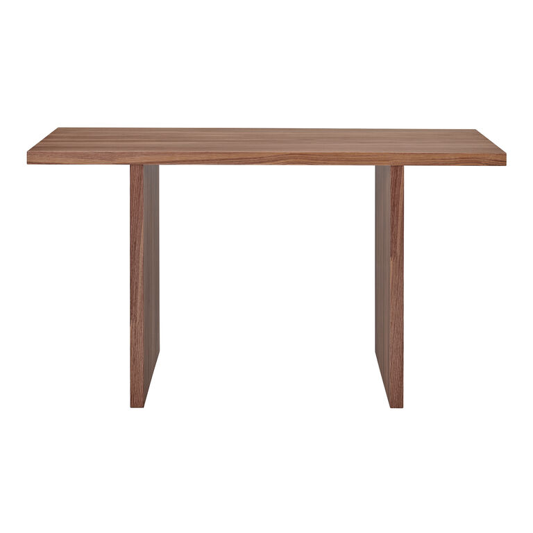 Stenhouse Walnut Brown Wood Modern Desk image number 4