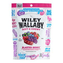 Wiley Wallaby Blasted Berry Soft Licorice Set Of 4