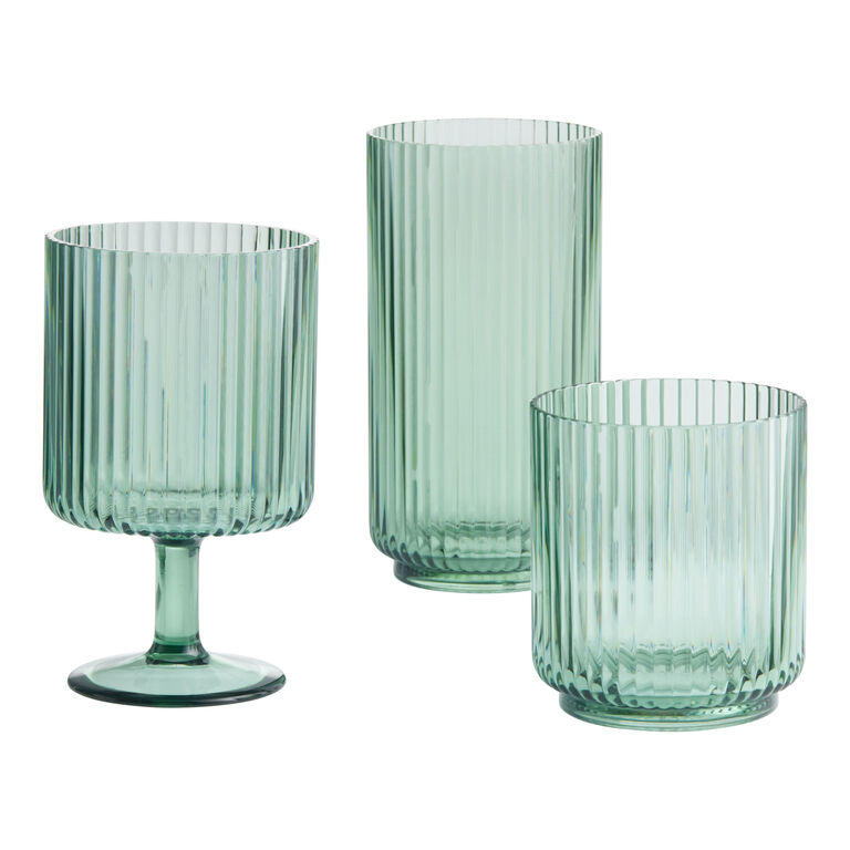 Mesa Ribbed Acrylic Drinkware Collection image number 4