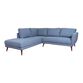 Campbell Indigo Blue Left Facing 2 Piece Sectional Sofa image number 0