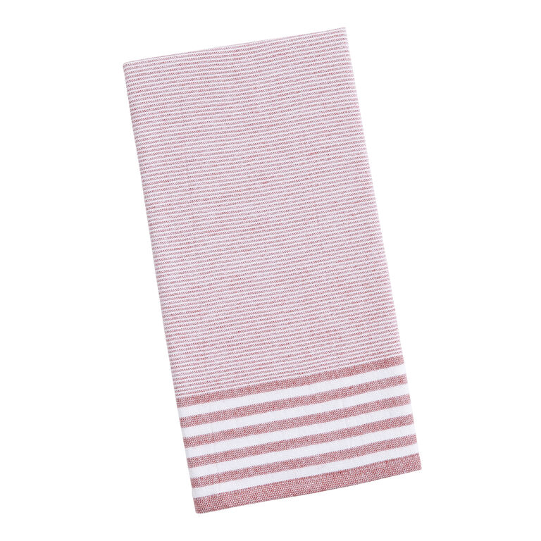 Stripe Terry Cloth Kitchen Towel image number 1