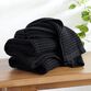 Black Waffle Weave Cotton Hand Towel image number 1