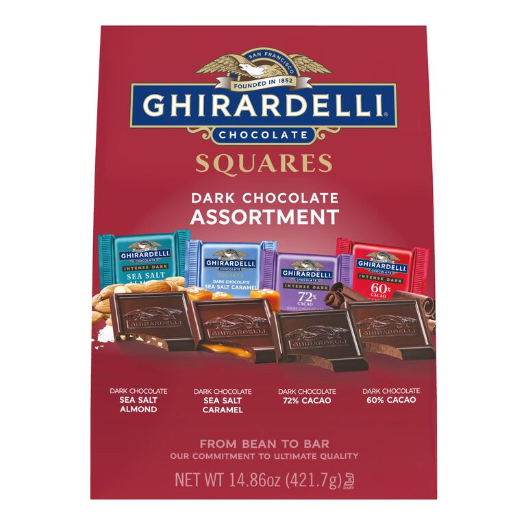 Ghirardelli Dark Chocolate Squares Assortment Large Bag image number 1