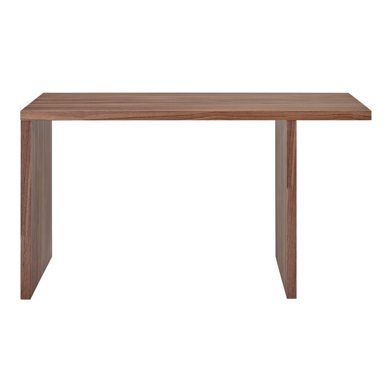 Stenhouse Walnut Brown Wood Modern Desk image number 5