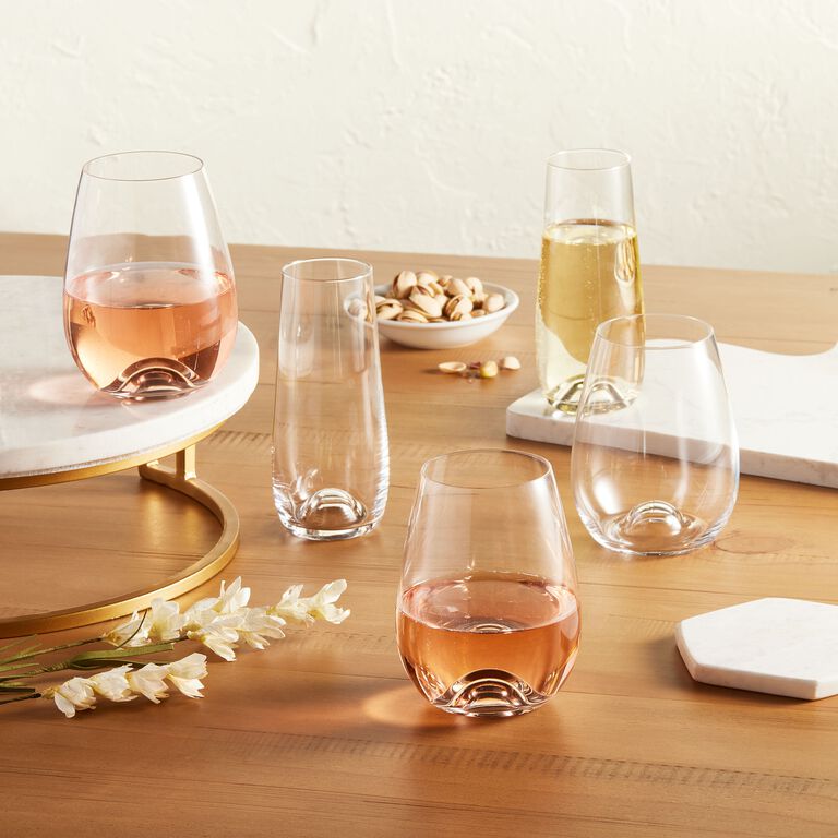 Fritz Crystal Stemless Wine Glass Set of 2 image number 2