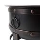 Brook Rubbed Bronze Steel Industrial Fire Pit image number 4