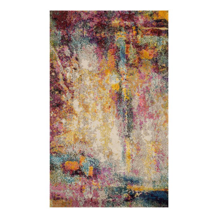 Multicolor Abstract Nadine Area Rug image number 2