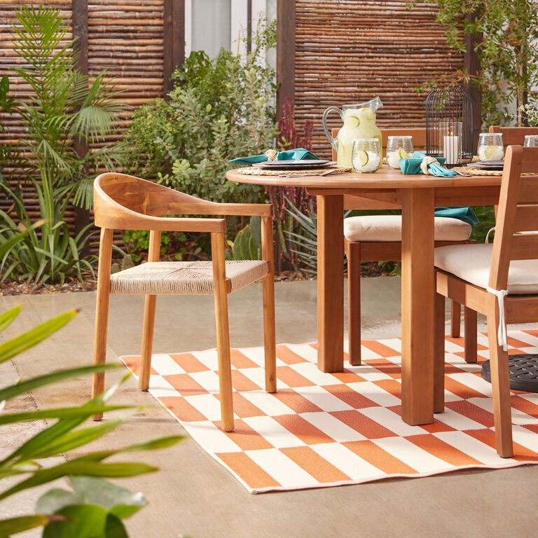 Rio Terracotta Tile Reversible Indoor Outdoor Floor Mat image number 2