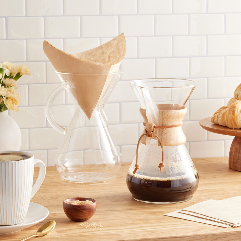 Chemex 8 Cup Glass Pour Over Coffee Maker image number 2