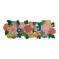 Multicolor Floral And Bug Beaded Table Runner image number 0