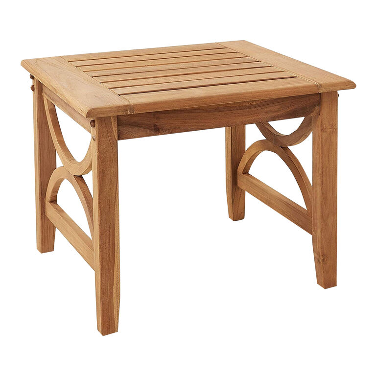 Mendocino Teak Wood 3 Piece Outdoor Furniture Set image number 7