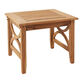 Mendocino Teak Wood 3 Piece Outdoor Furniture Set image number 6