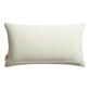 Taupe and Green Stripe Indoor Outdoor Lumbar Pillow image number 2
