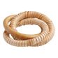 Wooden 3 Ring Napkin Rings Set Of 2 image number 1