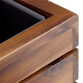 Alicante Wood and Metal Outdoor Planter Collection image number 3