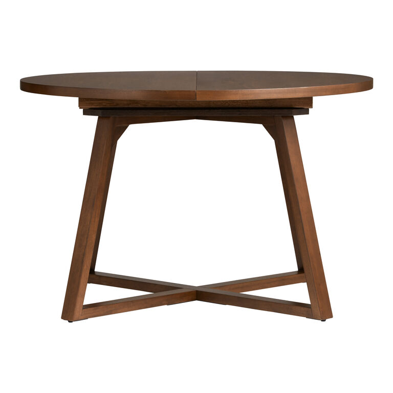 Maliyah Wood Rounded Extension Dining Table image number 3
