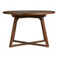 Maliyah Wood Rounded Extension Dining Table image number 2