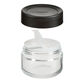 Mini Glass Stackable Spice Jar with Shaker Insert Set of 2 image number 1