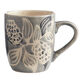 Gray Grapes Hand Painted Ceramic Mug image number 0
