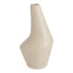 Tan Ceramic Abstract Tilt Vase image number 0