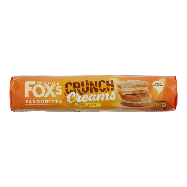 Fox's Golden Vanilla Crunch Creams Sandwich Cookies Set of 2 image number 1
